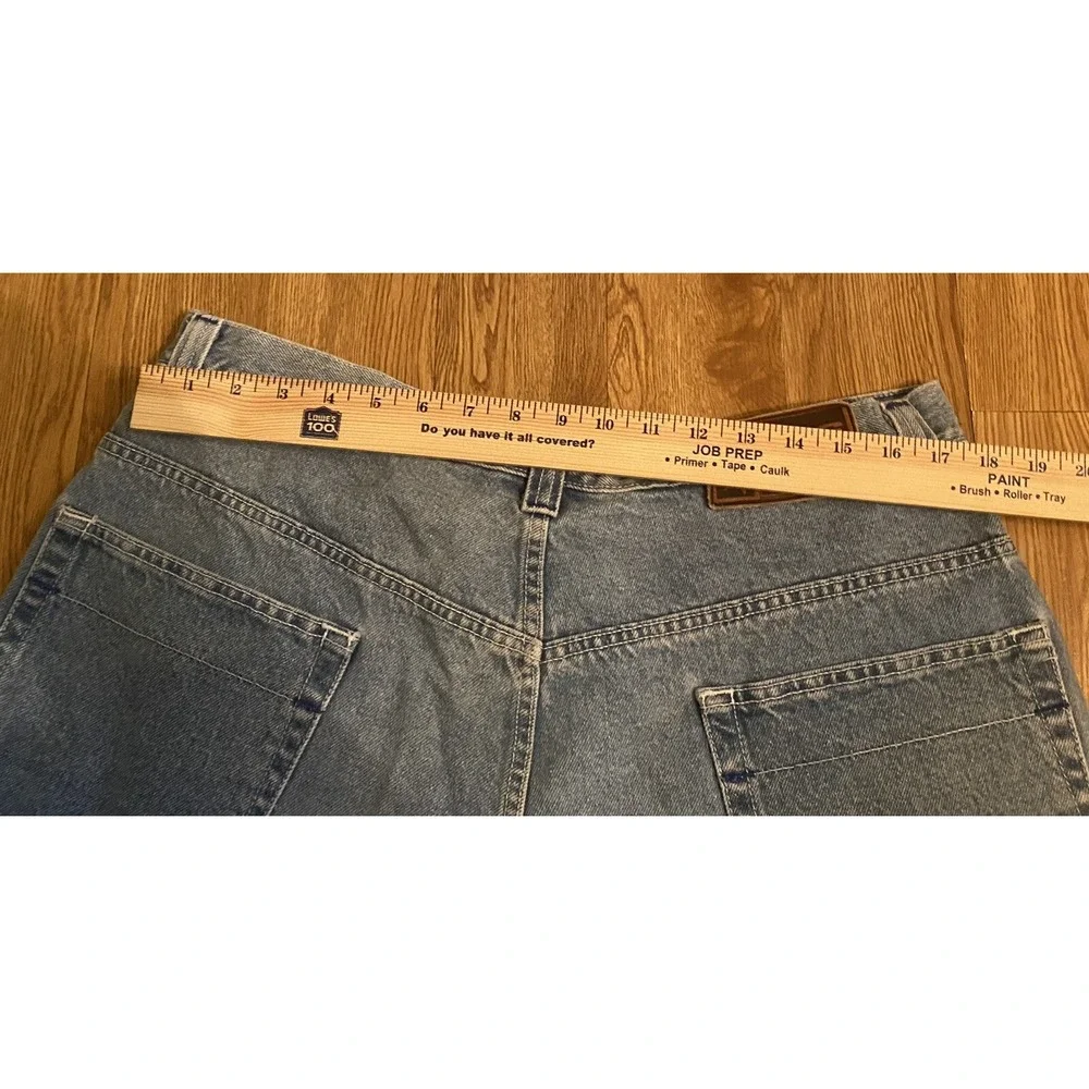Boss Jean Shorts VTG Distressed Side Spell Outs‎ Men's Sz 38 Faded Look Y2K